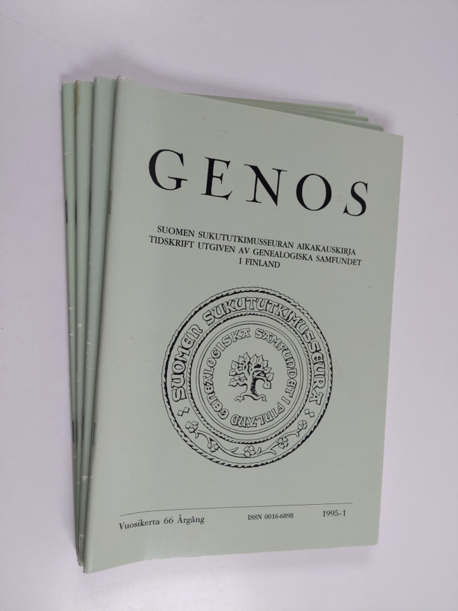 Genos vuosikerta 1995 (1-4) : Suomen sukututkimusseuran a...