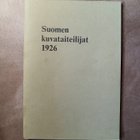 Suomen kuvataiteilijat 1926 - pikkukuva 1