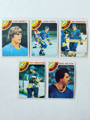 78-79 Opc - St.Louis Blues 5kpl