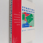 Roy A. Preece : Starting Research : An Introduction to Ac... - pikkukuva 1