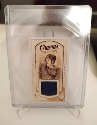 2009-10 UPPER DECK CHAMP'S BRIAN LEETCH THREADS JERSEY