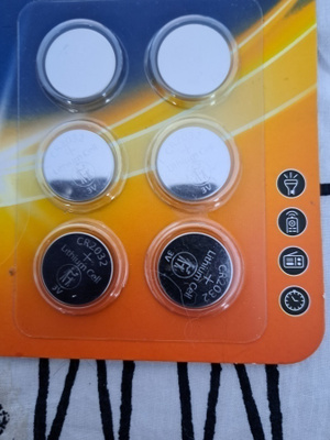 CR 2032 230mAh 3V patteri 5 kpl