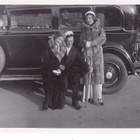 VANHA Valokuva UPEA Auto 1930-l 6 x 9 cm - pikkukuva 1