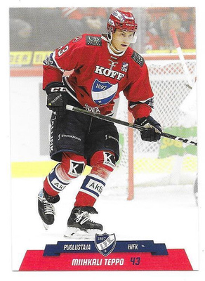 2017-18 CardSet #183 Miihkali Teppo HIFK
