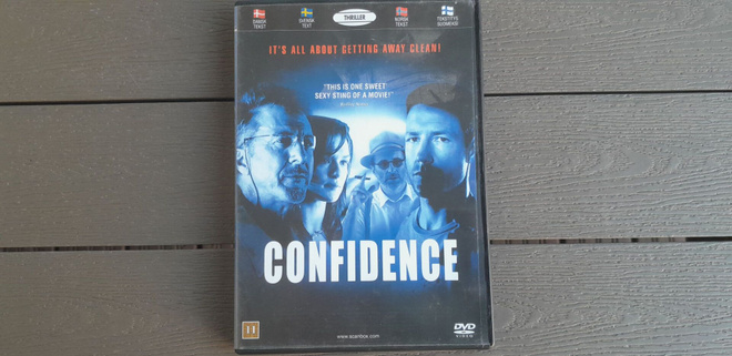 DVD: Confidence (Andy Garcia, Dustin Hoffman, Nordic 2003)