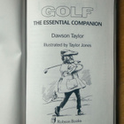 GOLF - THE ESSENTIAL COMPANION Dawson Taylor, Taylor Jones - pikkukuva 3