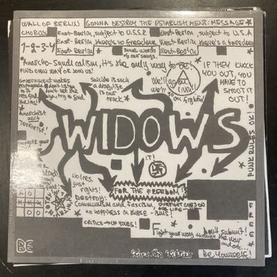 Widows - Wall Of Berlin 7'' (UUSI)