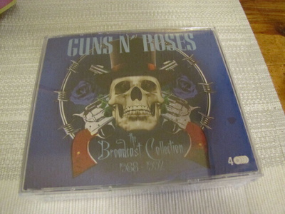 Guns n'roses broadcast collection 1988-1992 4x cd muoveissa