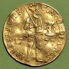Hollanti, West Friesland Ducat 1777. Harvinainen. Paino 3,44 - pikkukuva 2