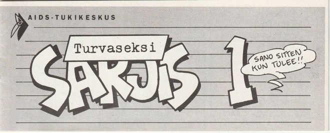 Ralf König : Turvaseksi Sarjis 1 ( liuskamalli)