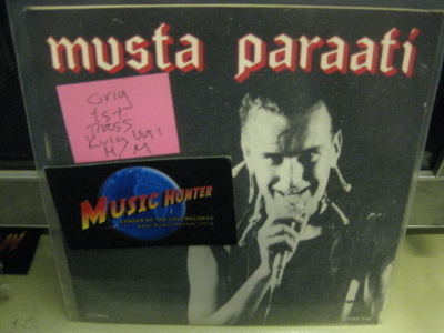 MUSTA PARAATI - TOINEN JOHTAJA JÄÄ - M/M - ORIG 1ST PRESS 7"