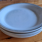 Arabia Platina ruokalautaset 23 cm, 6 kpl - pikkukuva 1