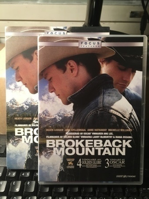 BROKEBACK MOUNTAIN, DVD, Lee, Ledger, Gyllenhaal
