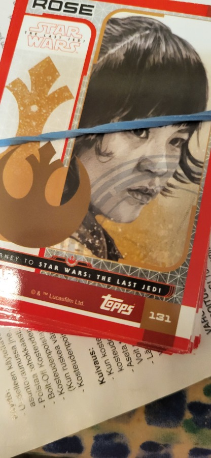 Topps Star Wars The Last Jedi kortit 5e kpl