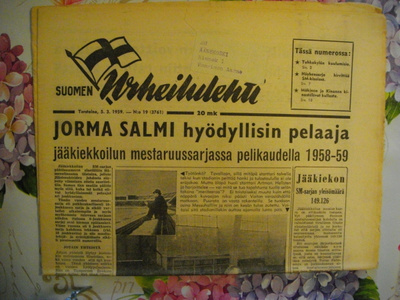 Suomen Urheilulehti Nro 19/1959 (30.9)