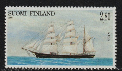 1997 Purjelaiva Sigyn merkki leimaamattomana