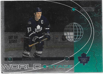 2002-03 Stadium Club World Stage #WS19 Mats Sundin Toronto