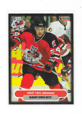 2004-05 Albany RiverRats TeamSet #10 Eric Johansson ex TPS