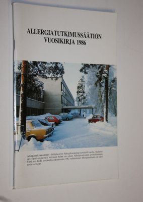 Allergiatutkimussäätiö vuosikirja 1986