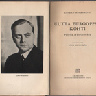 Rosenberg, Alfred: Uutta Eurooppaa kohti, Otava 1942,nid, K3 - pikkukuva 2