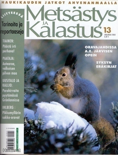 Metsästys ja Kalastus 2002 lehdet KANSIOSSA