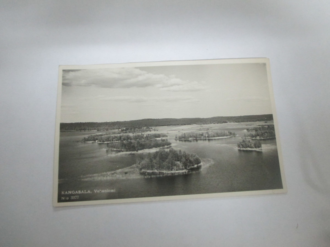 VANHA POSTIKORTTI KANGASALA VEHENIEMI nr 3377