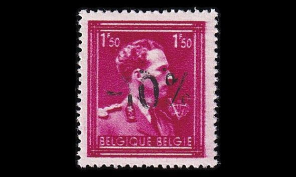 Belgia 742 ** Leopold III V 1.50 Fr -10% (1946)