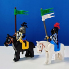 vintage LEGO 6073 Knight's Castle (Black Falcons) v. 1984 - pikkukuva 3