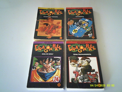 Akira Toriyama: Dragon Ball n:ot 2, 22, 24 ja 28 (4 kpl)