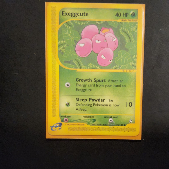 Exeggcute #76 Pokemon Aquapolis card