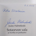 Jouko Halmekoski : Sotaorvon vala ja kuinka se purkautui ... - pikkukuva 3
