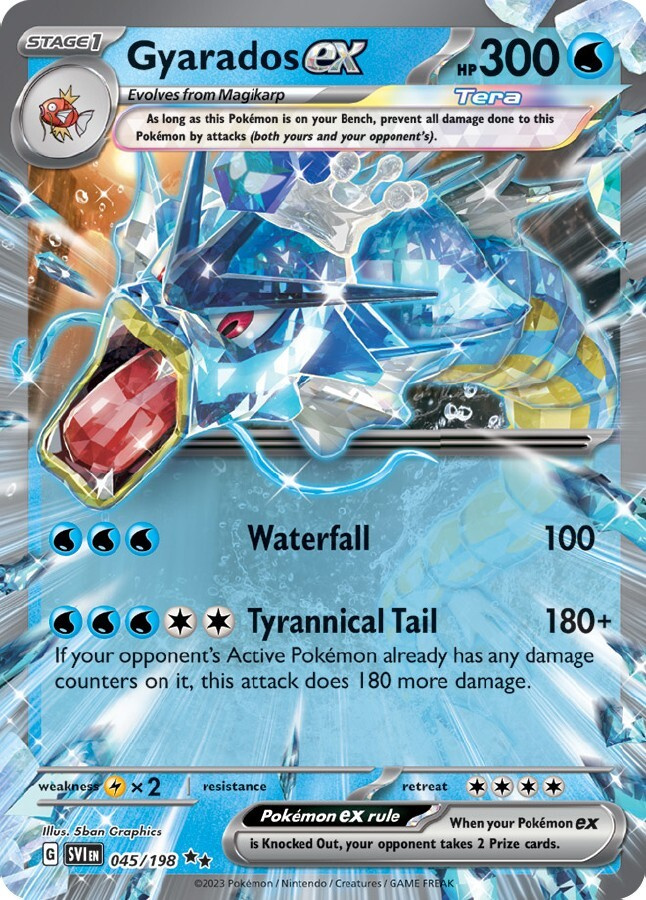 Gyarados ex 045/198 - Scarlet & Violet - NM/M
