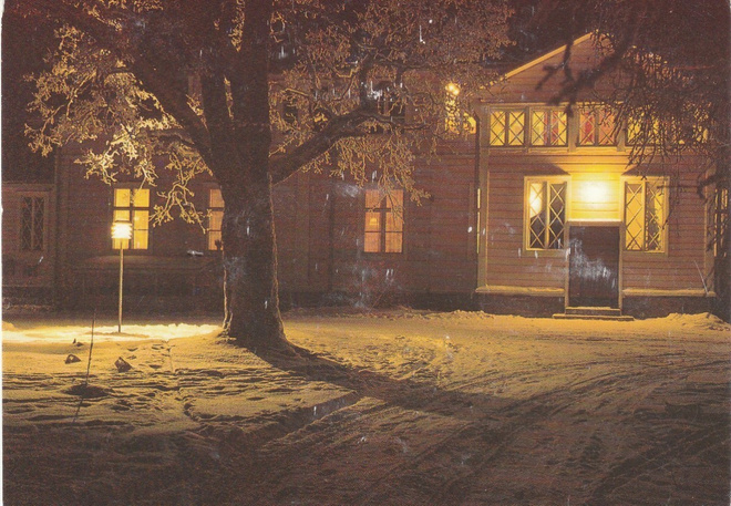 Postikortti, SANTALAN TALO,  rakennettu 1860-luvulla, lue