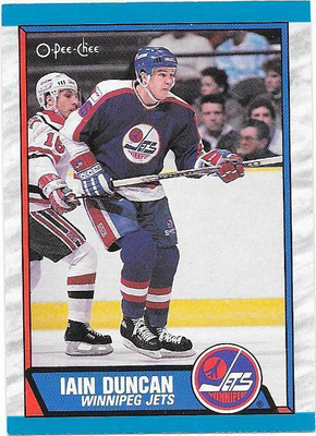 1989-90 OPC #293 Iain Duncan Winnipeg Jets