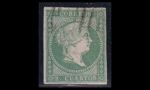 Espanja 35 o Isabella II 2 Cs (1856)