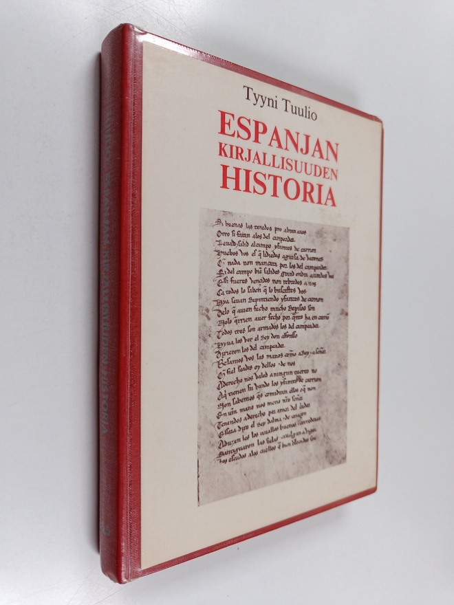 Tyyni Tuulio : Espanjan kirjallisuuden historia : lisänä ...
