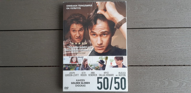 DVD: 50/50 (Joseph Gordon-Levitt, Seth Rogen 2011) UUSI