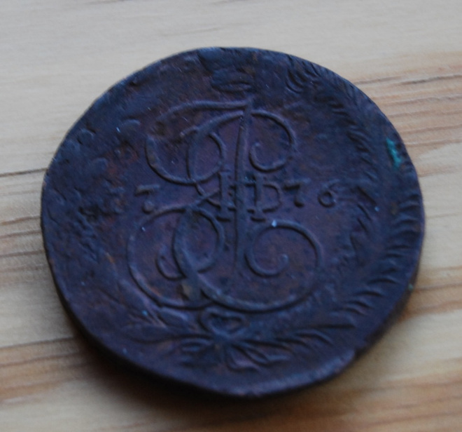Venäjä, 5 kopeekkaa 1776 'Piparkakkuraha'