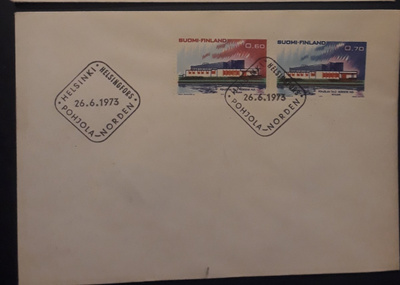 1973  Pohjola Norden FDC blanko kuori