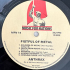 Anthrax – Fistful of Metal LP 1984 TSEKKAA KUVAUS! - pikkukuva 3