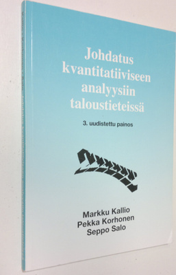 Markku Kallio : Johdatus kvantitatiiviseen analyysiin tal...