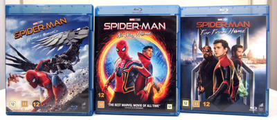 Spider-Man Kolme Tom Holland elokuvaa