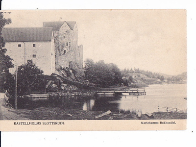 VANHA Postikortti Ahvenanmaa Sund Åland 1900-l