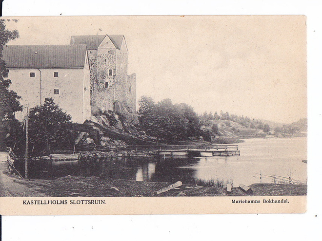 VANHA Postikortti Ahvenanmaa Sund Åland 1900-l