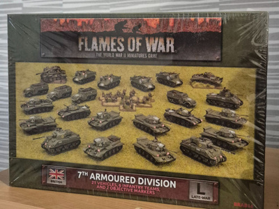Flames of War - British 7th Armored Division -armeijapakkaus