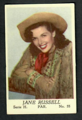 Keräilykuva - Jane Russell Serie H. No. 55 PAR.