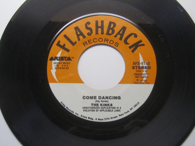 The Kinks: Come Dancing 7" single 1984