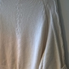 Valkoinen Poncho -tyylinen Neule - Koko M-L - pikkukuva 5