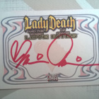 Lady Death Nimikirjoitus Keräilykortti - pikkukuva 1