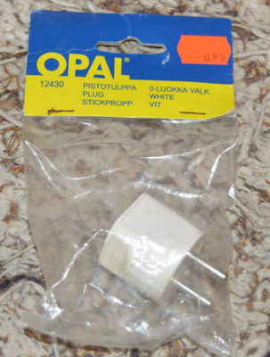 Opal pistotulppa 0-luokka, valkoinen (uusi, alkuperäispakkau